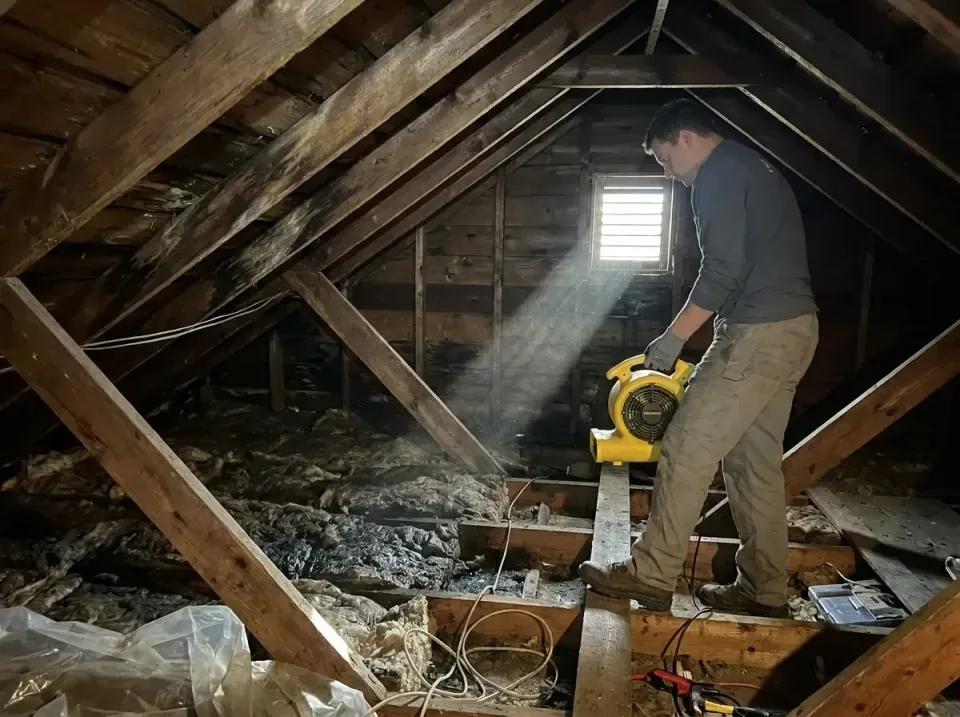 attic-water-damage-drying-proc-007 — frequently asked questions, Emergency Water Extraction & 24/7 Flood Response in Algood,…
